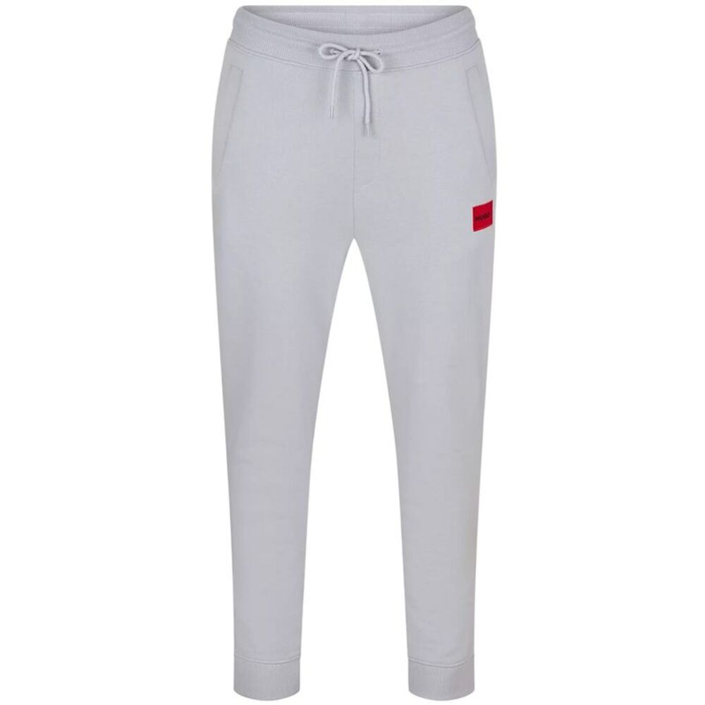 Hugo Mens Fleece Logo Relaxed Fit Joggers / Light Grey/Pastel Grey